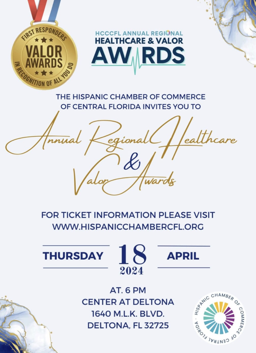 Healthcare & Valor Awards - Hispanic Chamber of Commerce of Central Florida